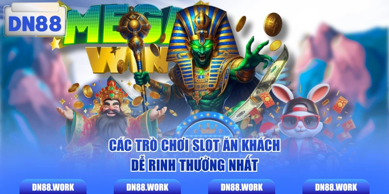 Các trò chơi slot ăn khách dễ rinh thưởng nhất